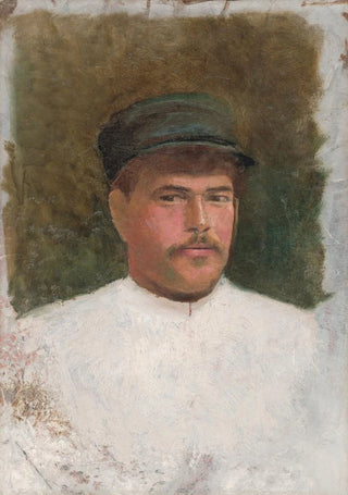 Ladislav Mednynszky - Study of a Man in a Fur Hat.webp