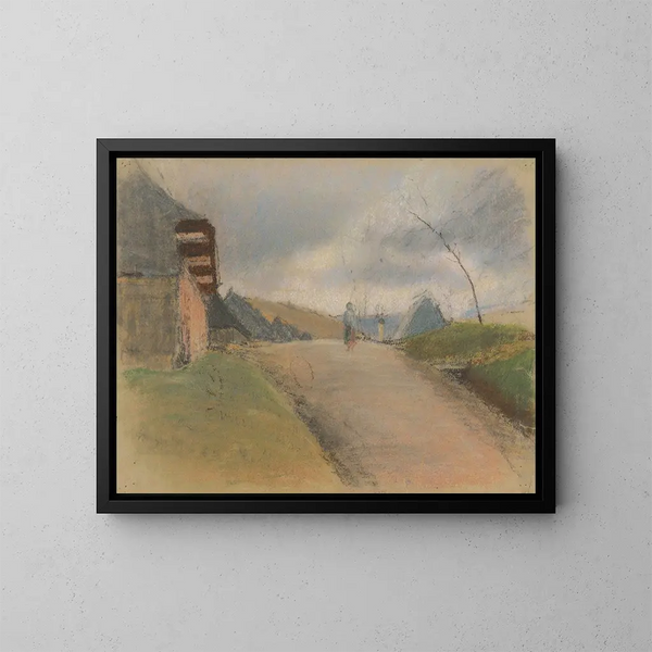 La route - Ladislav Mednyánszky — oprawiony obraz na ścianie