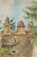 La tour du manoir à Strky - Ladislav Mednyánszky — widok dzieła