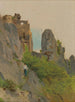 Widok ruin Šov - Ladislav Mednyánszky — widok dzieła