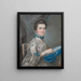 autoportretu - Lady Mary Lowther — oprawiony obraz na ścianie
