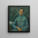 portret Tersánszky Józsi Jenő - Lajos Tihanyi — oprawiony obraz na ścianie