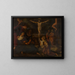 Calvaire - Lambert van Noort — oprawiony obraz na ścianie