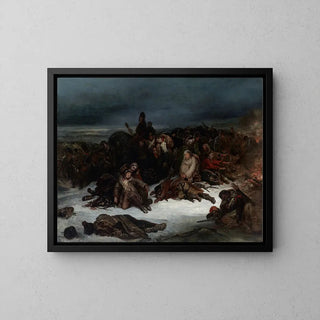 Odwrót armii Napoleona z Rosji w 1812 roku autorstwa Ary Scheffera