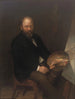 Autoportret artysty w jego pracowni - Lars Gustaf Sellstedt — widok dzieła