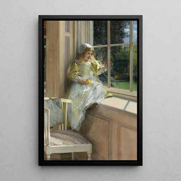 Laura Theresa AlmaTadema - A Looking Out Owindow Sunshine.webp
