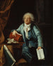 portret Mirabeau 1749-1791 w jego gabinecie pracy - Laurent Dabos — widok dzieła