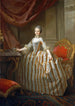 Maria Luisa de Parme 1751-1819, przyszła królowa Hiszpanii - Laurent Pécheux — widok dzieła