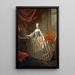 Maria Luisa de Parme 1751-1819, przyszła królowa Hiszpanii - Laurent Pécheux — oprawiony obraz na ścianie