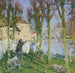 Lavandière tendant son linge - Pierre Eugène Montézin — widok dzieła