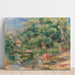 Reprodukcja obrazu Lavandières au Bord du Loup - Pierre-Auguste Renoir