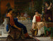 Przygotowania do świąt Korona kwiatowa - Lawrence Alma-Tadema — widok dzieła