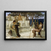 Sappho i Alcée - Lawrence Alma-Tadema — oprawiony obraz na ścianie