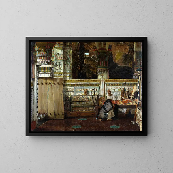 Egipska wdowa - Lawrence Alma-Tadema — oprawiony obraz na ścianie