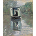 Reprodukcja obrazu Le Bateau-Atelier - Claude Monet