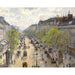 Reprodukcja obrazu Le Boulevard de Montmartre, Matinée de Printemps - Camille Pissarro