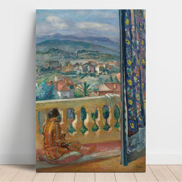 Reprodukcja obrazu Le Cannet, Le Rideau Bleu - Henri Lebasque