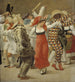 Le Carnaval à Rome, fragment - Christoffer Wilhelm Eckersberg — widok dzieła