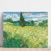 Reprodukcja obrazu Zielone pole z cyprysami - Vincent Van Gogh