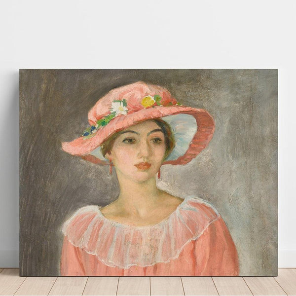 Reprodukcja obrazu Różowy kapelusz - Henri Lebasque