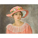 Reprodukcja obrazu Różowy kapelusz - Henri Lebasque