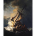 Reprodukcja obrazu Chrystus na burzy na jeziorze Galilejskim - Rembrandt