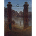 Reprodukcja obrazu Cmentarz - Caspar David Friedrich
