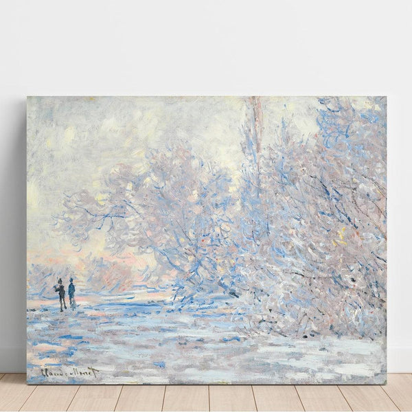 Reprodukcja obrazu Le Givre à Giverny - Claude Monet