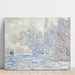 Reprodukcja obrazu Le Givre à Giverny - Claude Monet