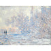 Reprodukcja obrazu Le Givre à Giverny - Claude Monet