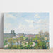 Reprodukcja obrazu Le Jardin des Tuileries et le Pavillon de Flore, Matin, Printemps - Camille Pissarro