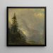 Jezioro Koenigsee w pobliżu Berchtesgaden w Bawarii - Frederic Edwin Church — oprawiony obraz na ścianie