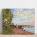Reprodukcja obrazu Le Loing à Saint-Mammès (1883) - Alfred Sisley