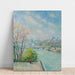 Reprodukcja obrazu Le Louvre, Matin, Printemps - Camille Pissarro
