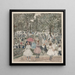 Le Mall, Central Park - Maurice Prendergast — oprawiony obraz na ścianie