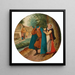 Le Manteau bleu - Pieter Brueghel młodszy — oprawiony obraz na ścianie