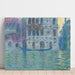 Reprodukcja obrazu Le Palais Dario - Claude Monet