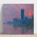Reprodukcja obrazu Le Parlement, zachód słońca - Claude Monet