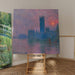 Reprodukcja obrazu Le Parlement, zachód słońca - Claude Monet