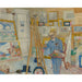 Reprodukcja obrazu Le Peintre de squelettes - James Ensor