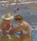 Le Pied Blessé - Joaquín Sorolla — widok dzieła
