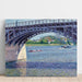 Reprodukcja obrazu Most w Argenteuil i Sekwana - Gustave Caillebotte