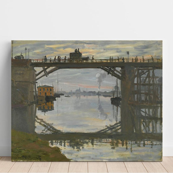 Reprodukcja obrazu Most z drewna - Claude Monet