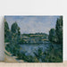 Reprodukcja obrazu Most i tama w Pontoise autorstwa Paula Cézanne'a