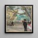 Le Rideau - Edgar Degas — oprawiony obraz na ścianie