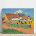 Reprodukcja obrazu Le battage du blé au village - Henry Moret