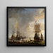 Le chantier naval à Amsterdam - Reinier Nooms — oprawiony obraz na ścianie