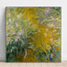 Reprodukcja obrazu Le chemin à travers les Iris - Claude Monet