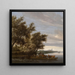 Le ferry - Salomon van Ruysdael — oprawiony obraz na ścianie