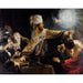 Reprodukcja obrazu Uczta Belshazzara - Rembrandt van Rijn